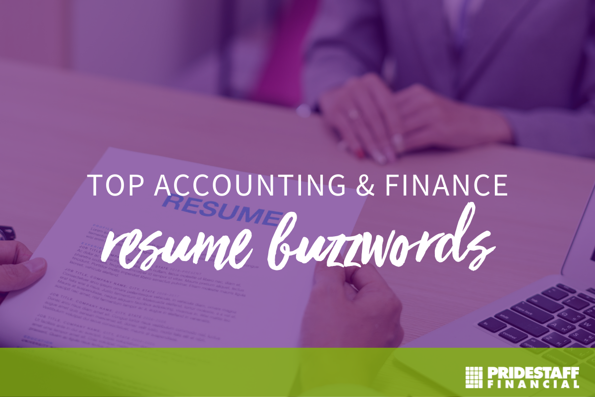 Accounting And Finance Resume Buzzwords Revamped 